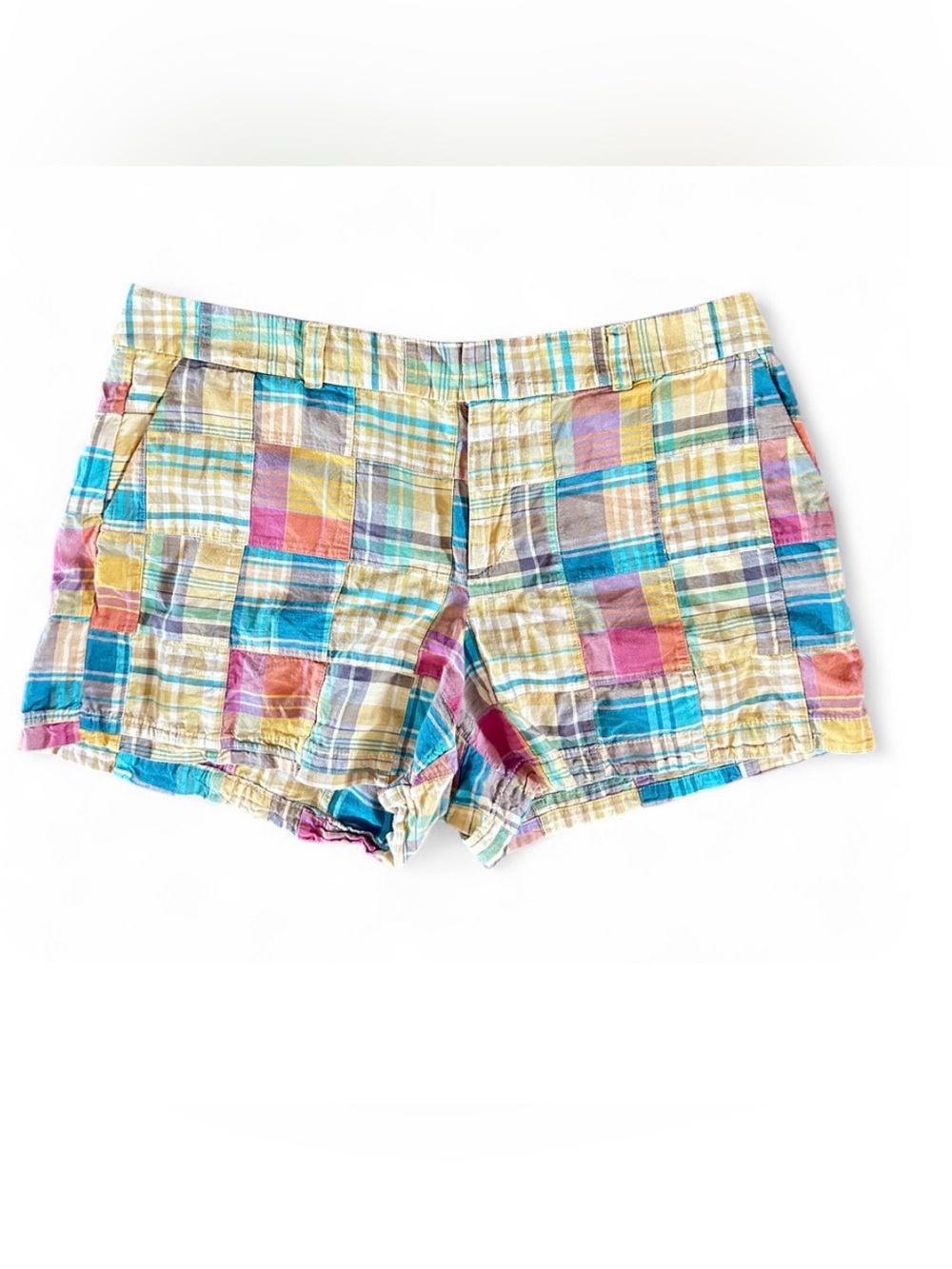 Y2k Low rise Multicolor Plaid Women’s Ann Taylor Loft Shorts - 100% cotton - 14